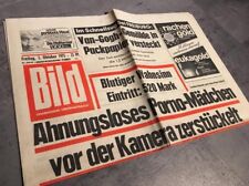 Bildzeitung 1975 ktober gebraucht kaufen  Lingen