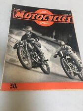 Revue motocycles 1950 d'occasion  Decize