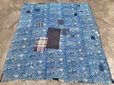 Vintage Japanese Kimono Fabric Indigo Blue, KATAZOME,Dyed Textiles,　184cm×167cm for sale  Shipping to South Africa