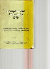 Competitions equestres 1976 d'occasion  Bray-sur-Somme
