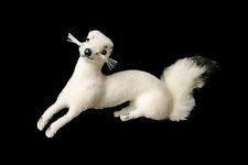 Vintage flocked ermine for sale  Shipping to Ireland