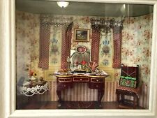 VINTAGE Handcrafted Miniature LADY's Fancy DRESSING ROOM  1:12 Scale for sale  Shipping to South Africa
