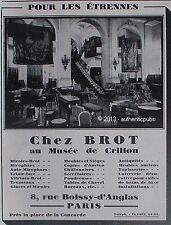 Publicite miroir brot d'occasion  Cires-lès-Mello