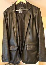 Mens black leather for sale  BUXTON