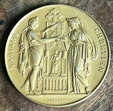 Ancienne médaille mariage d'occasion  Pont-l'Abbé-d'Arnoult