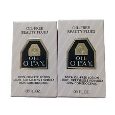 90s Oil of Olay Oil Free Lotion Travel Size 0.5oz Light Greaseless NOS Lot of 2 for sale  Shipping to South Africa