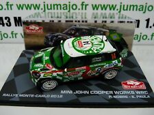 RMIT10 1/43 IXO Rallye Monte Carlo MINI John Cooper Works WRC JCW 2012 #14 Nobre d'occasion  Beauvais