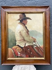 oil american western painting for sale  Media