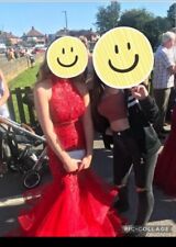 Prom dress red for sale  ROTHERHAM