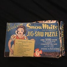jigsaw snow white for sale  CARDIFF