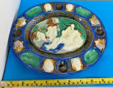 Oval majolica style for sale  GUILDFORD