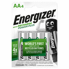 4 x Energizer AA Power Plus 2000 mAh Baterías Recargables 1.2V NiMh Batería HR6 segunda mano  Embacar hacia Argentina