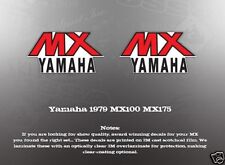 YAMAHA 1979 MX80 MX100 MX175 TANK DECALS GRAPHICS for sale  Shipping to South Africa