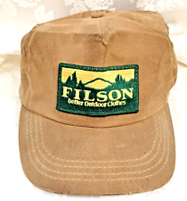 Chapéu de lona de algodão vintage Filson encerado pesca/caça ao ar livre, usado comprar usado  Enviando para Brazil