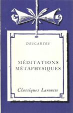 Descartes meditations metaphys d'occasion  Lalinde