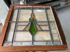 Usado, Painel de vitral vintage com chumbo 17&1/2”x18&1/2”- Cabide de parede para janela comprar usado  Enviando para Brazil
