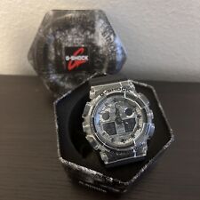 Relógio Casio G-Shock analógico/digi estojo transparente preto GA-100SKC-1A / GA100SKC-1, usado comprar usado  Enviando para Brazil