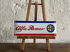 Alfa Romeo Vintage Reklame Schild  Emaile comprar usado  Enviando para Brazil