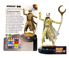 Marvel Heroclix Khonshu #057 con Tarjeta Marvel Studio Next Phase Set, usado segunda mano  Embacar hacia Argentina