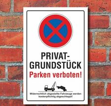 Schild privatgrundstück parke gebraucht kaufen  Bad Driburg