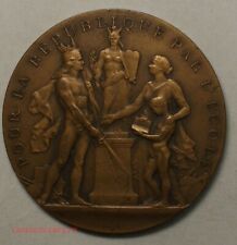 Médaille république école d'occasion  Expédié en Belgium