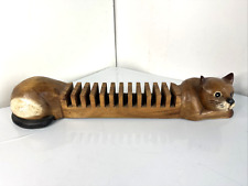 Wooden cat shaped for sale  ROYSTON
