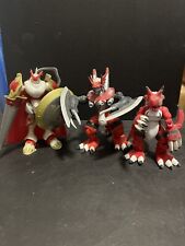 Lote de 3 figuras de acción Digimon - Growmon MegaloGrowmon Dukemon segunda mano  Embacar hacia Argentina