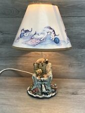 Lámpara vintage para gatos juguetones gatitos en sillón tono original, usado segunda mano  Embacar hacia Argentina