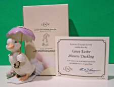 LENOX Occasions EASTER SHOWERS Duckling sculpture 2003 Duck  NEW in BOX with COA, used for sale  Shipping to South Africa