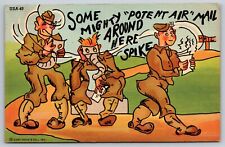 Postal - Cómic de humor militar de la Segunda Guerra Mundial carta perfumada 31 segunda mano  Embacar hacia Argentina