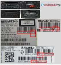 Codice radio renault usato  Paterno