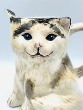 Caneca de chá de cerâmica esculpida em 3D gatinho gato malhado fofo cozinha KITSCHY 6 pol, usado comprar usado  Enviando para Brazil