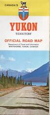 1969 Yukon Territory Official Road Map Whitehorse Dawson Watson Lake Mayo Elsa for sale  Shipping to South Africa