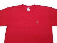 Camiseta Masculina Vintage Tommy Hilfiger Logotipo Bordado Vermelho Tamanho Médio Fabricada nos EUA comprar usado  Enviando para Brazil