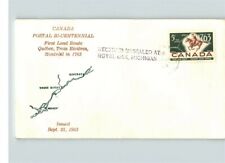 Canada 1963 postal d'occasion  Expédié en Belgium
