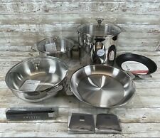 CRISTEL Tulipe 11-Piece Stainless Steel Cookware Set ST11PTAN - New Open Box for sale  Shipping to South Africa