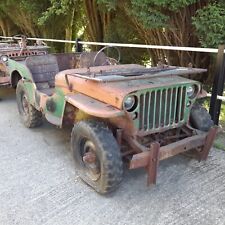 Willy's jeep late 1945 military vehicle classic car barn find WW2 Jeep for sale  LOUGHBOROUGH