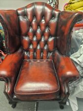 Red brown leather for sale  WOLVERHAMPTON