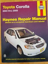 Manual de reparo Haynes 92037 2003-2005 Toyota Corolla comprar usado  Enviando para Brazil