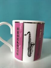 Saxophone ceramic mug for sale  HALIFAX