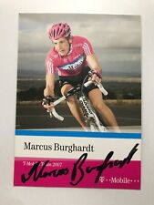 Autograf MARCUS BURGHARDT-Cycling-Team Telekom NIEMCY-Tour de France-podpisany-AK na sprzedaż  Wysyłka do Poland