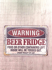 2022~Magnet Beer Fridge Warning Sign Refrigerator Fridge  for sale  Shipping to South Africa