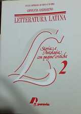 Letteratura latina. storia usato  Italia