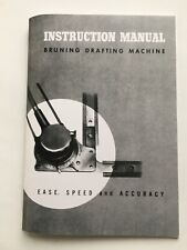 Bruning drafting manual. for sale  Belfast