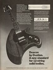 1976 Ovation Deacon 12-String Guitar - Vintage Ad for sale  Shipping to United Kingdom