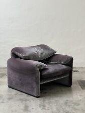 Cassina Maralunga 1 Seater Design Chair Sofa Magistretti Fabric 80s 70s comprar usado  Enviando para Brazil