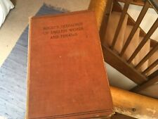 Roget thesaurus english for sale  BANSTEAD