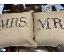 Mr. mrs. pillows for sale  Chicago