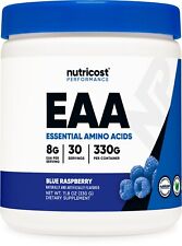 Nutricost EAA em pó 30 porções (framboesa azul) - aminoácidos essenciais comprar usado  Enviando para Brazil