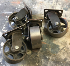 Industrial steel casters. for sale  SHEPTON MALLET